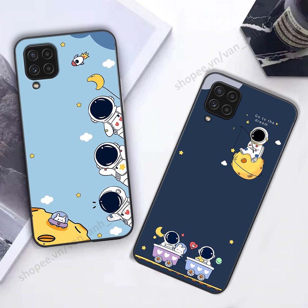 Ốp Samsung A22 4G / A22 5G hình bầu trời, phi hành gia đẹp, ốp lưng điện thoại samsung galaxy viền dẻo cao cấp