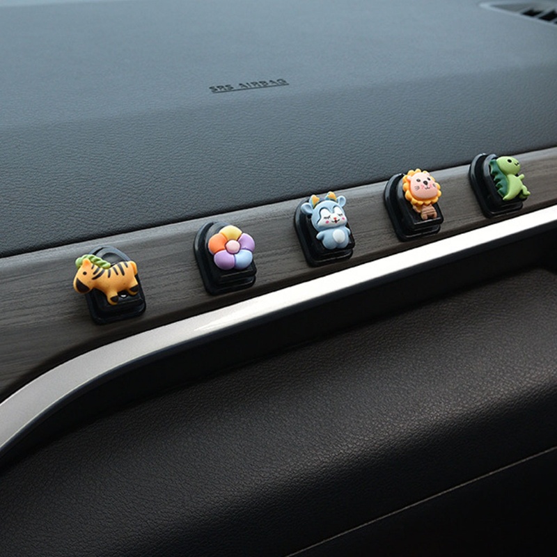 Móc treo dây cáp USB di động hình động vật dễ thương đa năng