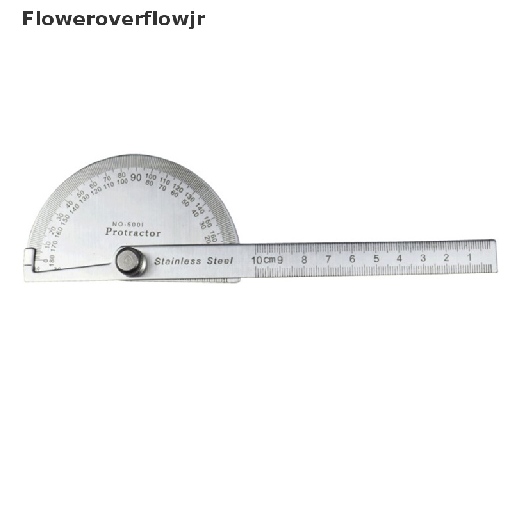 Thước đo góc 180 độ bằng thép không gỉ tiện lợi