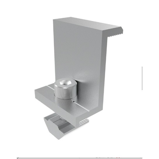 Bát Kẹp Biên Năng Lượng Mặt Trời_ 35-40 MM_Bulong Inox 304_Kẹp Biên Solar_Kẹp Z Cho Tấm Pin Solar Panel
