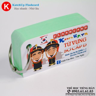 COMBO trọn bộ KatchUp Flashcard Tiếng Hàn Sơ cấp – High Quality