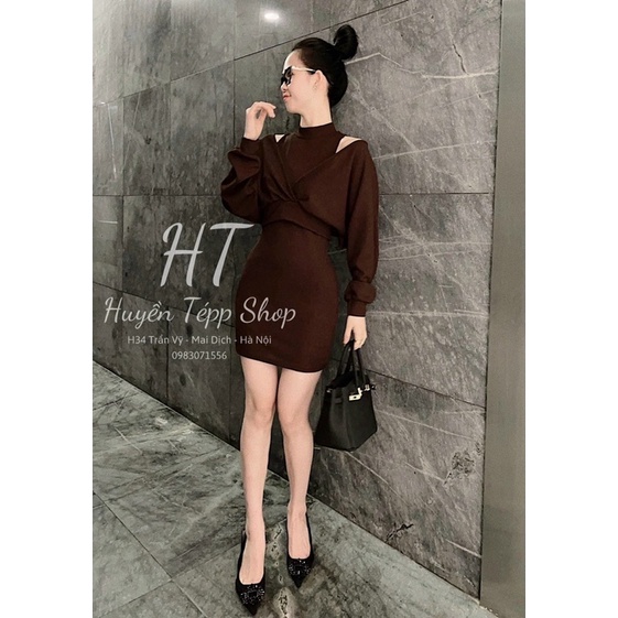 SÉT VÁY TĂM KHOÉT VAI HOETTREND CHẤT ĐẸP MS18891