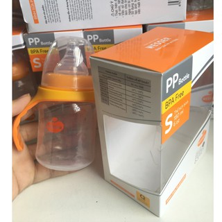 BÌNH SỮA PP WESSER CỔ RỘNG 180ML