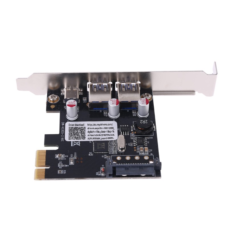 Card Mở Rộng Alli Pcie Pci Express Sang Usb 3.1 Type-C 2 Cổng Usb 3.0 Type-A