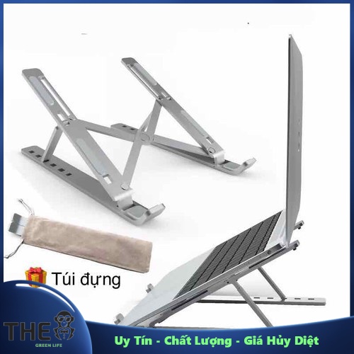 Giá Đỡ Laptop Nhôm Gấp Gọn Chỉnh Độ Cao Giúp Tản Nhiệt Cho MACBOOK IPAD SURFACE .Uy Tín - Chất Lượng - Giá Hủy Diệ