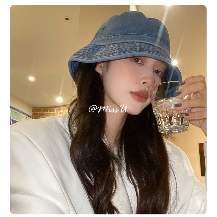 Nón Tai Bèo Chất Liệu Denim Dễ Phối Đồ Thời Trang Mùa Hè Cho Nữ