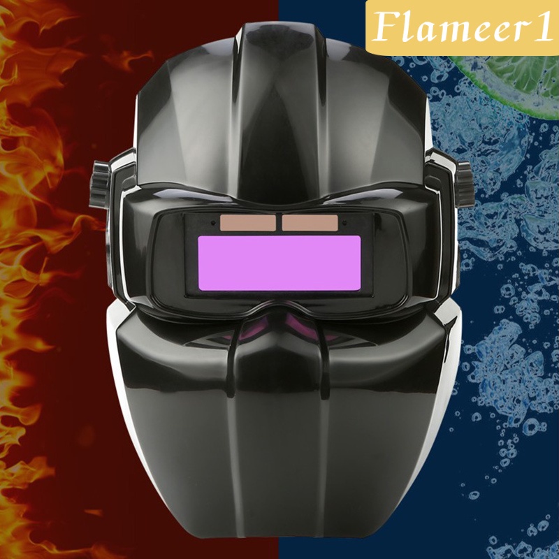 [Flameameer1] Mũ Bảo Hiểm Hàn Điện Năng Lượng Mặt Trời Tự Động Tối Có Thể Điều Chỉnh