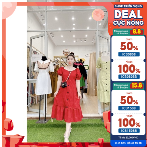 Đầm nút đuôi cá Bigsize 50-75kg Hình thật Bụ Bẫm shop
