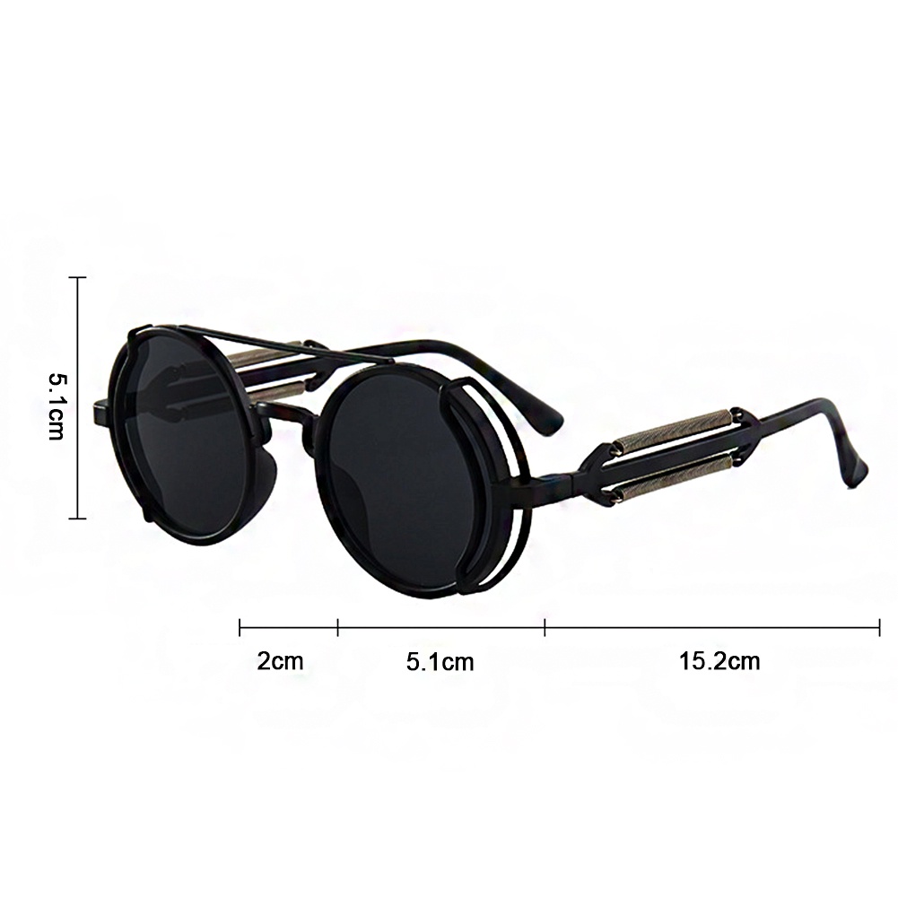 Kính Mát Gọng Tròn Phong Cách Retro Thời Trang Mới Cho Nam Nữ