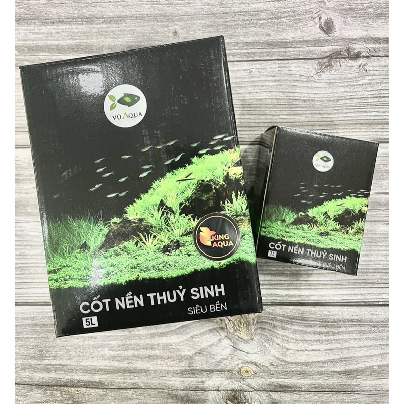 Cốt nền thủy sinh Vũ Aqua (hộp 2l)- Cốt nền cho hồ cá cảnh thủy sinh
