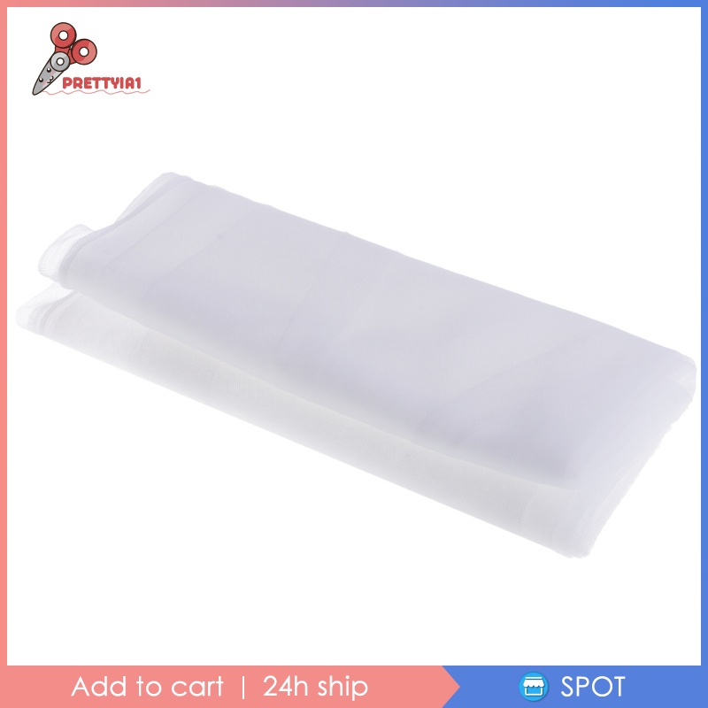 Vải Tuyn Lưới Chống Muỗi 1 Yard Màu Be Trang Trí Váy Cưới