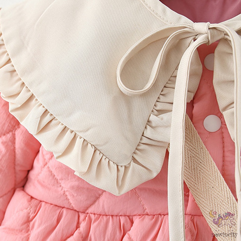 Bộ đầm xòe + túi đựng thời trang mùa đông cho bé gái