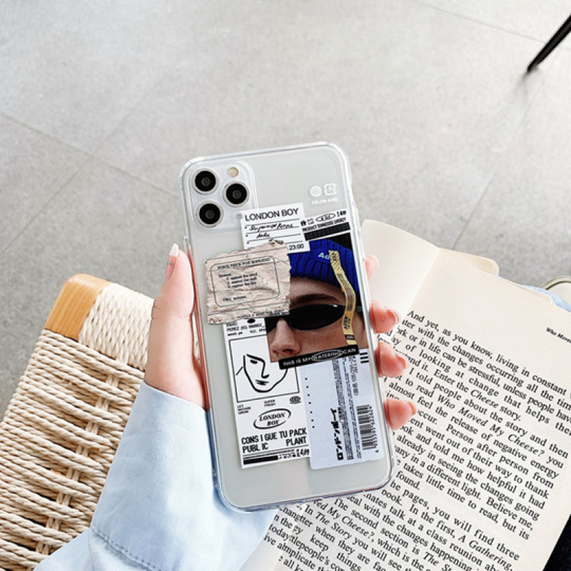 Ốp điện thoại mềm phong cách retro sáng tạo cho Iphone 11 PRO MAX X XS MAX Xr 8/SE2 7plus | BigBuy360 - bigbuy360.vn