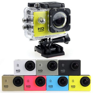 Camera hành trình thể thao mini độ phân giải 1080P kèm phụ kiện