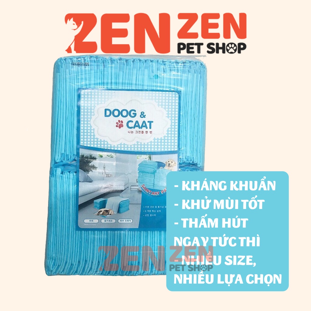 Tã lót chuồng - Miếng lót chuồng cho Chó Mèo DOOG &amp; CAAT siêu thấm hút - Tã lót vệ sinh cho thú cưng giá rẻ, siêu thấm