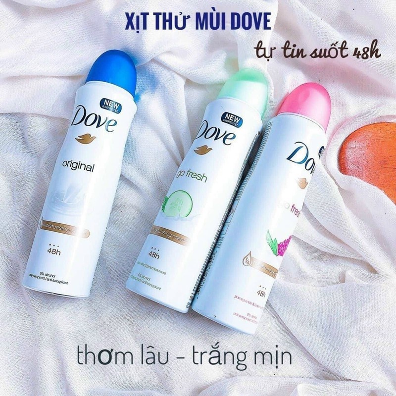 Xịt khử mùi cơ thể Dove