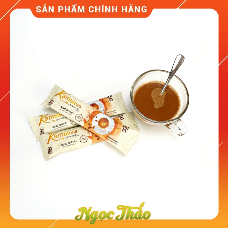 Hộp cafe hòa tan (Vegan) Kambless Ngọc Thảo | 10 túi | BigBuy360 - bigbuy360.vn