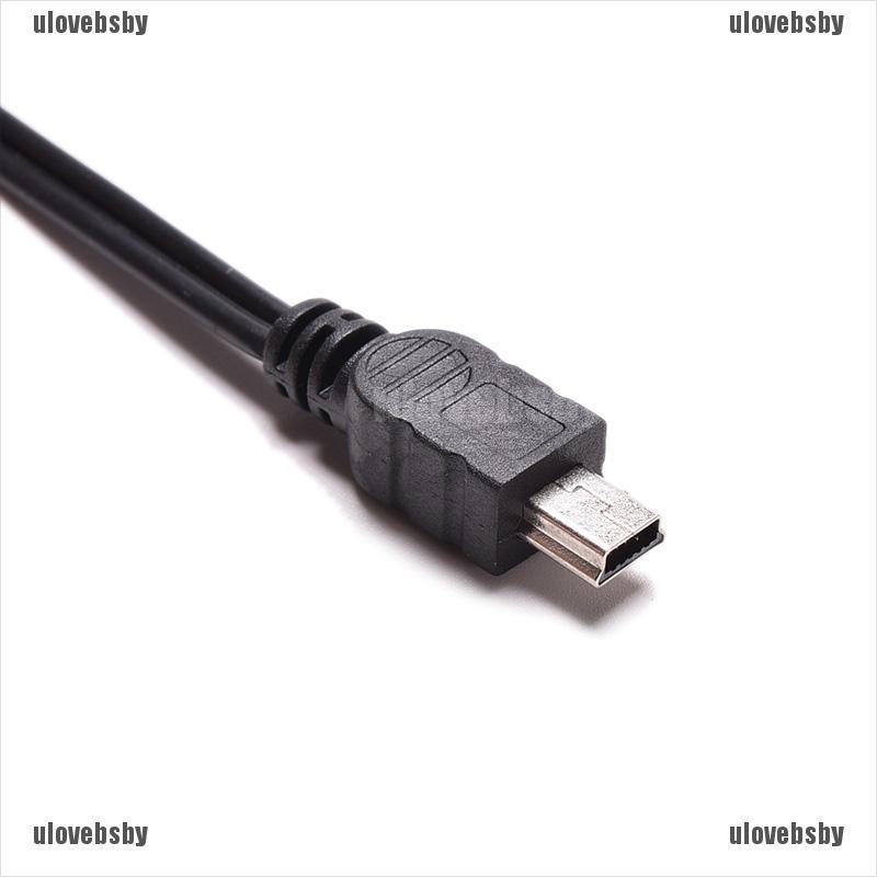 【ulovebsby】3.5mm USB to Mini USB Standard Audio Jack Connection Cable for Spea