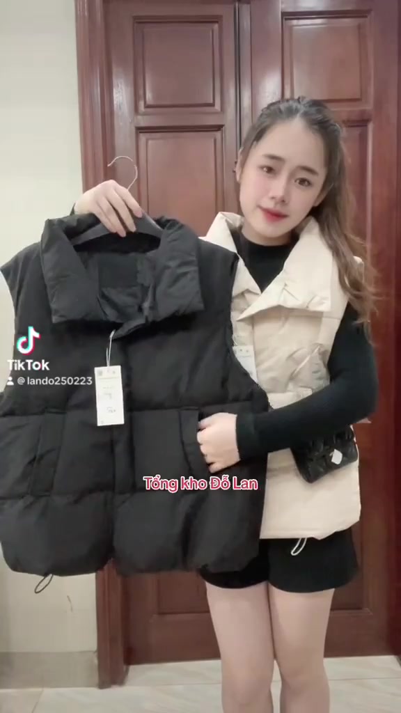 Áo phao gile nữ có túi sườn form rộng, Áo khoác phao 3 màu Shop Đỗ Lan | BigBuy360 - bigbuy360.vn