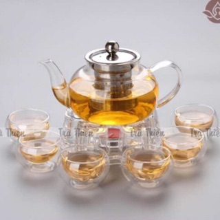 Bộ ấm chén thuỷ tinh