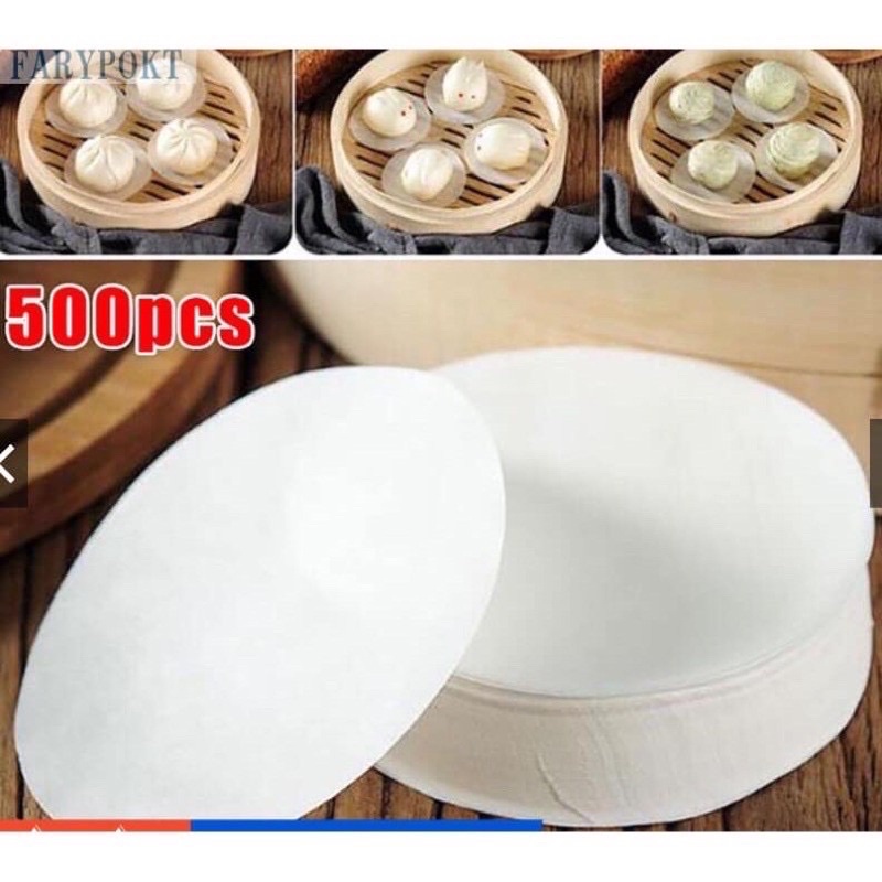 Giấy nến lót bánh bao, dimsum 500 tờ