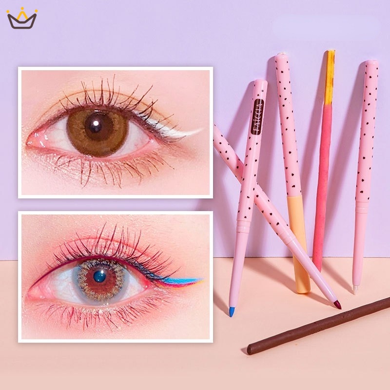 Faiccia Màu Hồng Chấm Bi flaw Bút Chì YR yrshop
