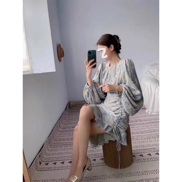 🌿🌿Váy nhún bèo đuôi cá tiểu thư sang chảnh