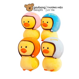 Thú Bông Vịt Đội Mũ Bảo Hiểm Gấu Bông Béo Phì