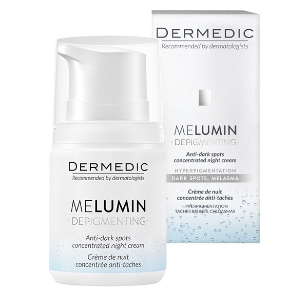 [Hàng Công Ty] (Mẫu Mới 04/2023) Kem Dưỡng Sáng Da Ban Đêm Dermedic Melumin Anti - Dark Spots Concentrated Night Cream 50G