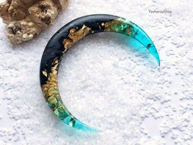 Set 10 tờ lá giấy vàng gold, bạc silver siêu đẹp dùng trang trí resin handmade