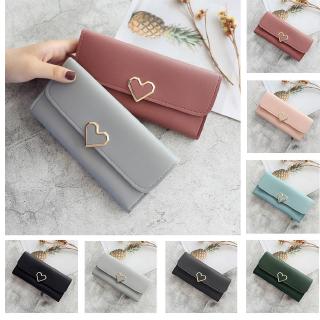 Ví Dài Nữ Nhiều Ngăn Đựng Điện Thoại Hình Trái Tim