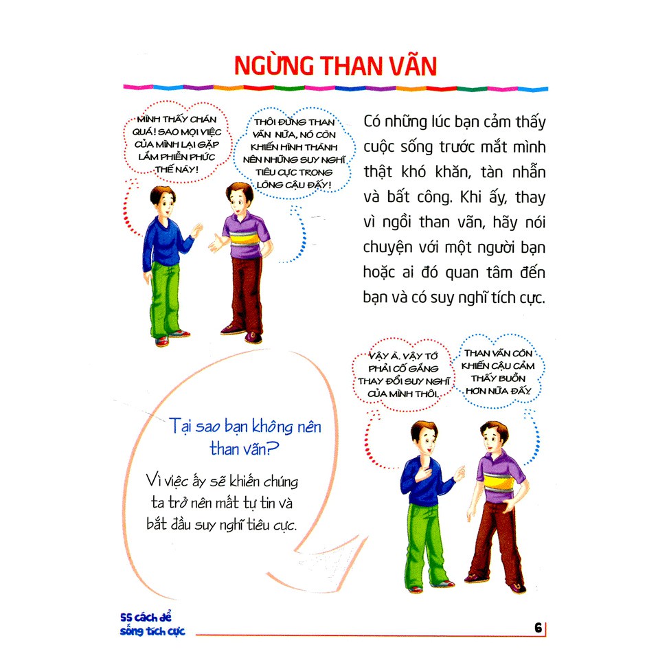 Sách: 55 Cách Để Sống Tích Cực - TSTN