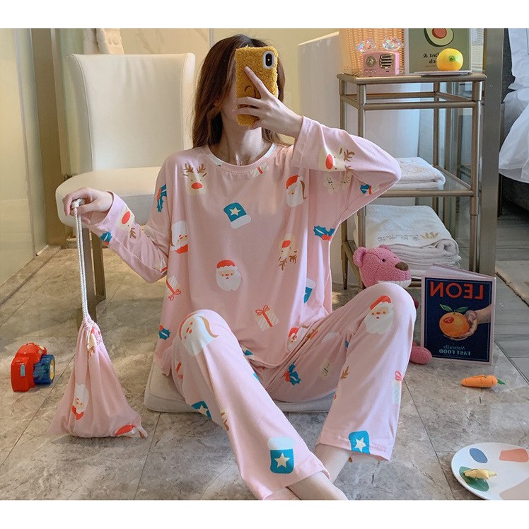 Set ulzzang đồ ngủ Giáng Sinh DN009 (có ảnh thật) | BigBuy360 - bigbuy360.vn