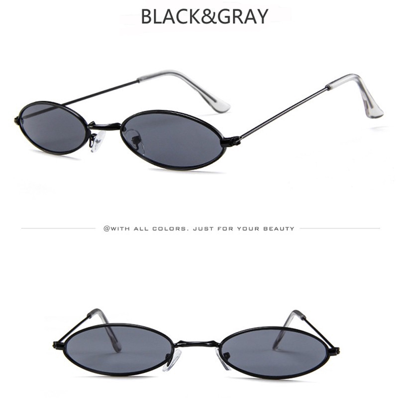 Kính mát kim loại nhỏ kiểu retro cho nam nữ