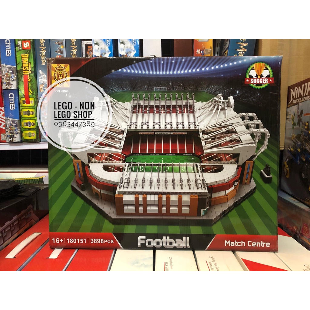 Xếp Hình Leji 10202 Sân Vận Động Old Trafford Của 3908 Mảnh