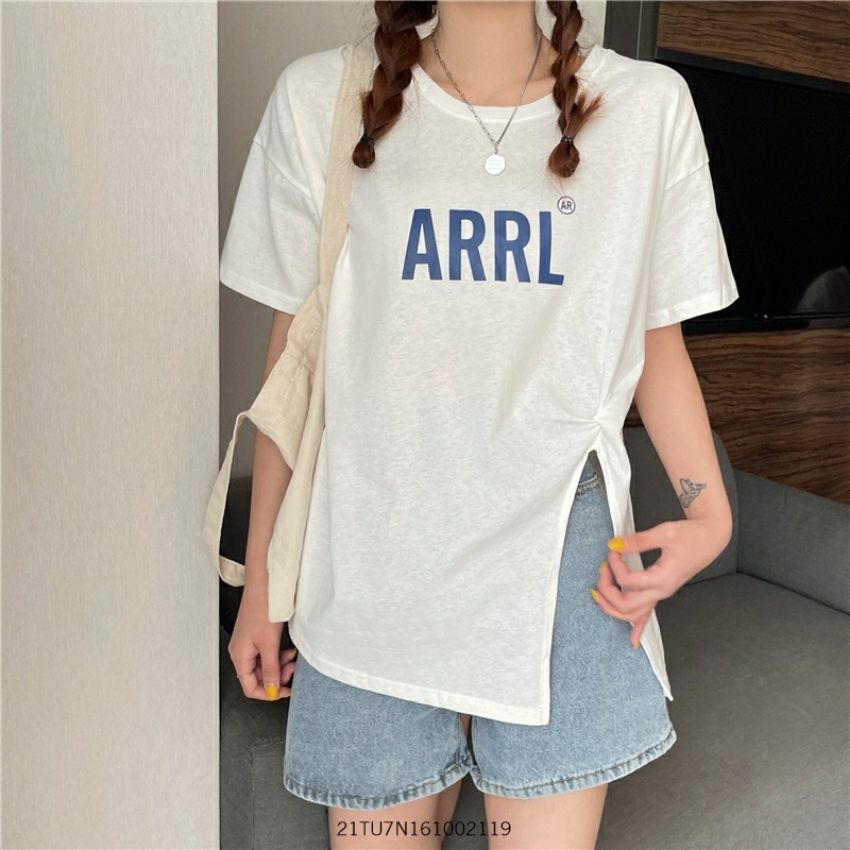 Áo thun nữ unisex form rộng tay lỡ ulzzang ARRL thời trang VM STYLE 21TU07N161002