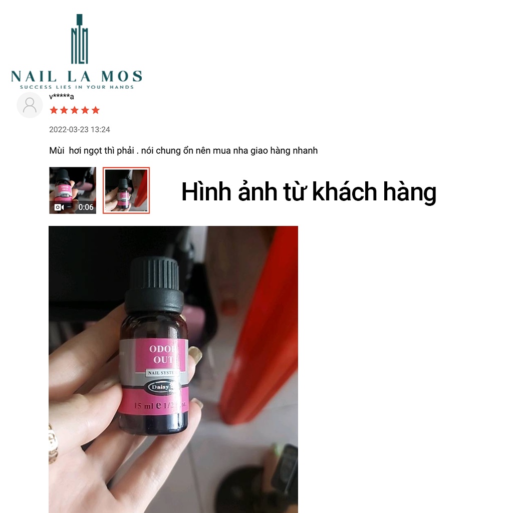 Chai khử mùi lưu huỳnh Odor Out - Dung dịch khử mùi ngành Nail chuyên dụng