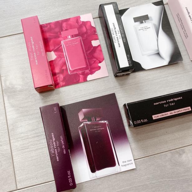 Vial Mẫu Thử Nước Hoa Mini Narciso Rodriguez For Her - Poudree - Pure Musc Đủ Loại Minisize 1ml | BigBuy360 - bigbuy360.vn