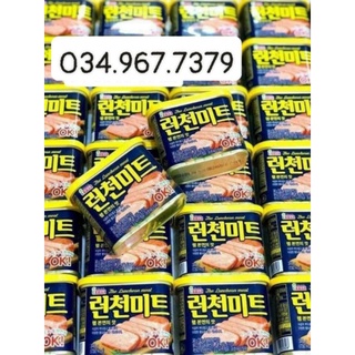 Thịt hộp Hàn Quốc Lotte 340gr date