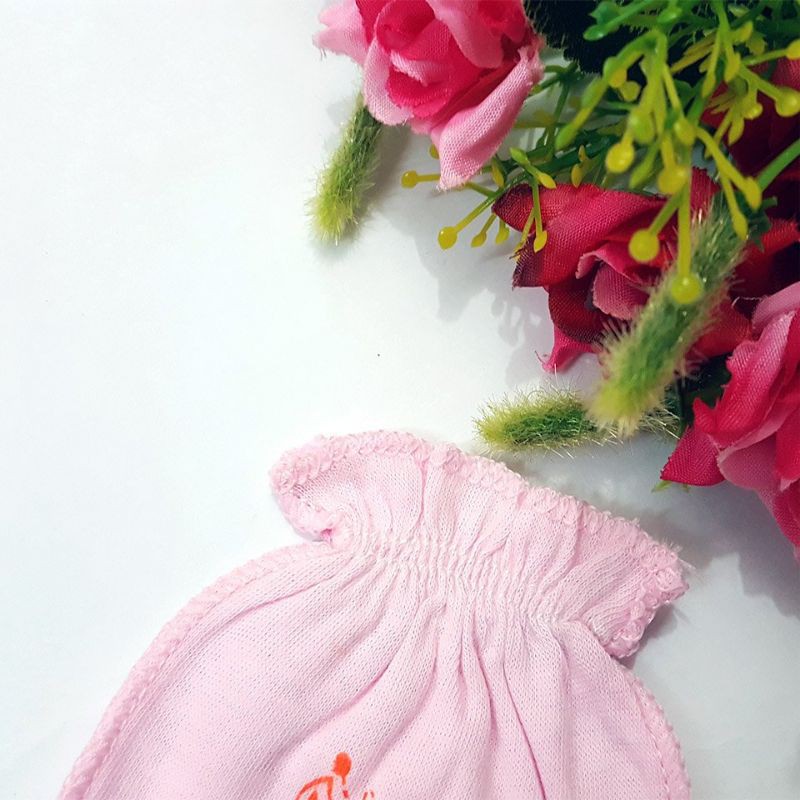 (hàng đẹp) set 2 đôi bao tay, bao chân/vớ, tất cho trẻ sơ sinh 100% cotton mềm mịn, an toàn cho bé yêu
