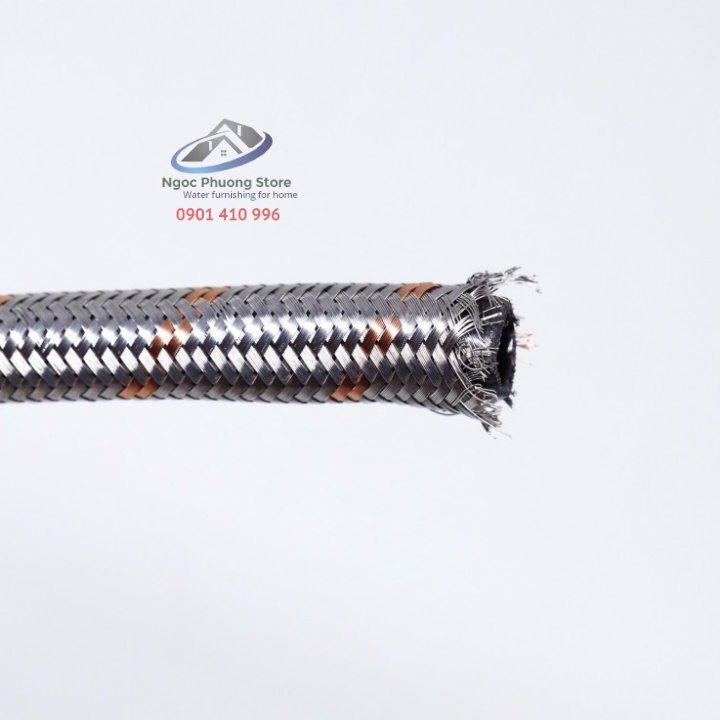 Dây cấp nước Inox 304 ONSPA ĐÀI LOAN độ dài 3 tấc  đến 2 mét  - Mã 102XS01