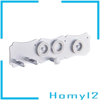 Rack Holder for Hair Dryer Bathroom Shelf Hanger Silver Style 1