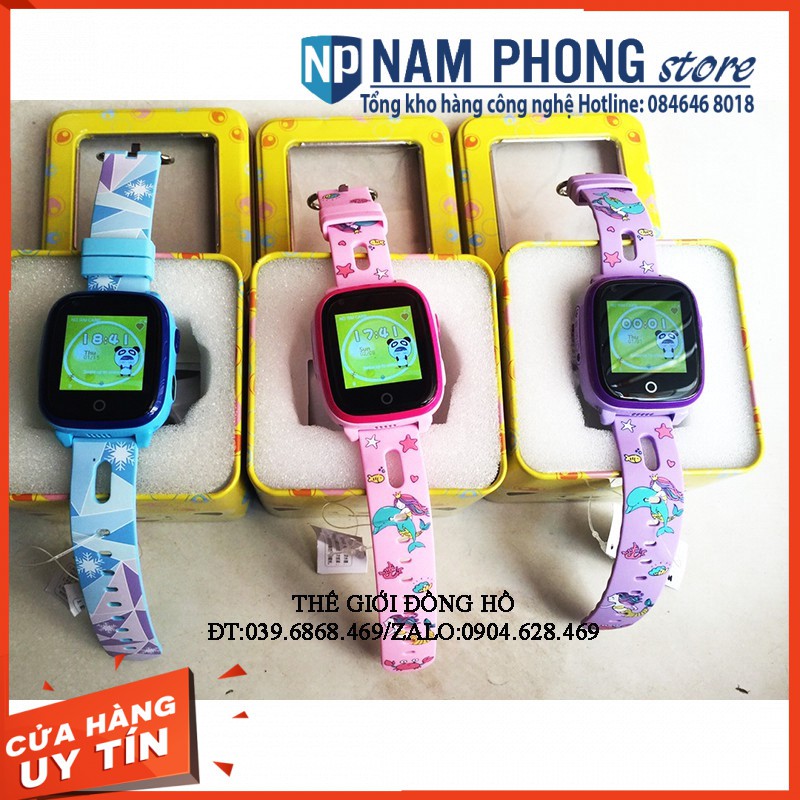 Đồng hồ định vị Trẻ em GPS WiFi 4G DF33 Có chế độ Gọi Video tốc độ cao, Chống nước tuyệt đối IP67