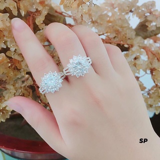 Nhẫn sen nữ bạc ta