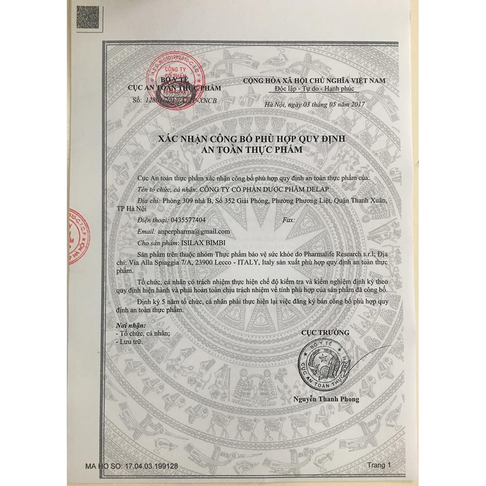 THẢO DƯỢC ISILAX - BỔ SUNG CHẤT XƠ, GIẢM TÁO BÓN