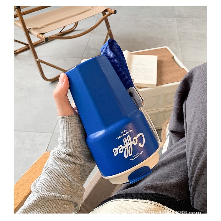 Cốc giữ nhiệt coffee 500ml, bình nước cao cấp, bình đựng nước giữ nhiệt 6-12 giờ, inox 304 không rỉ
