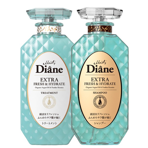 Cặp dầu gội xả Moist Diane cao cấp số 1 Nhật Bản 2x450ml