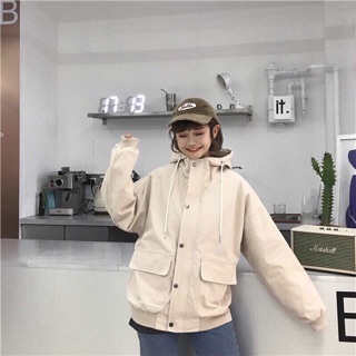 Áo khoác dù túi hộp