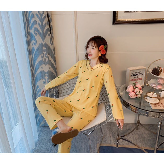 Bộ đồ pijama bầu, thiết kế cho bé ti mặc sau sinh.