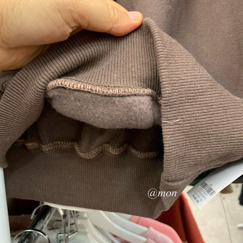 2012034 Áo hoodie nỉ bông phối màu, áo nỉ bông nữ ulzzang freesize | BigBuy360 - bigbuy360.vn